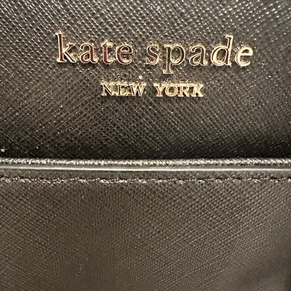 Kate Spade Cameron Street Black Saffiano Leather Medium Satchel Handbag